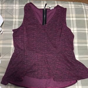 Elle Sleeveless Magenta Blouse